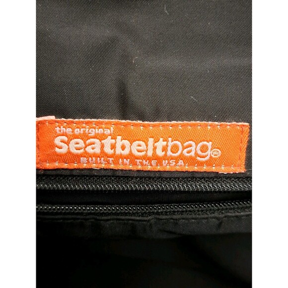 Harveys The Original Seatbelt Bag Purse Tote Satchel Black Double Straps - Picture 10 of 14